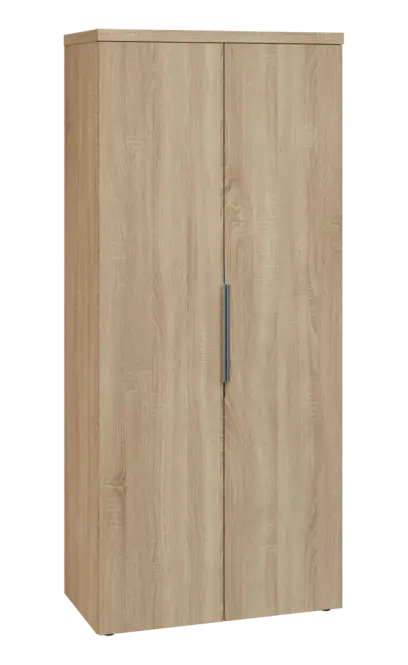 SISR 5 - 81 šatní skříň, 2-dveřová, výsuvné ramínko, 1820x800x400, dub bardolino